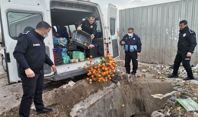 Viranşehir’de tarihi geçmiş yüzlerce ürün imha edildi