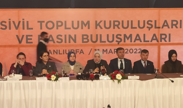 AK Parti Kadın Kolları Genel Başkanı Şanlıurfa'da