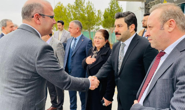 Başkan Eyyüpoğlu Ömer İleri'yi karşıladı