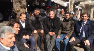 CHP İl Başkanı Ferhat Karadağ esnafı ziyaret etti