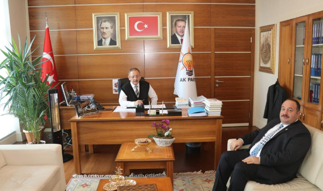 Ekinci, Özhaseki ile görüştü