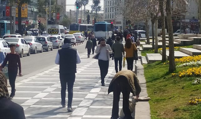 Güzel havayı gören kendini dışarı attı