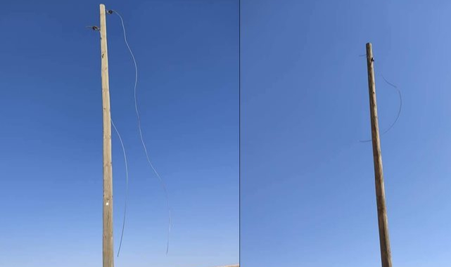 Hırsızlar elektrik tellerini bile çalmaya başladı