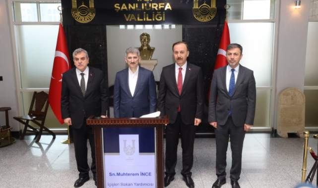 İçişleri Bakan Yardımcısı Muhterem İnce Urfa'da