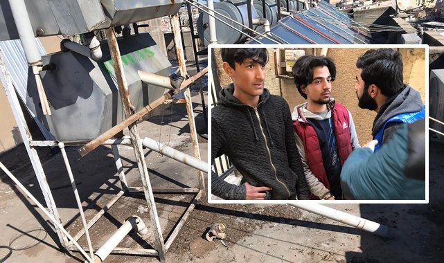 Kağıt toplayıcısı kılığında hırsızlık yaptılar