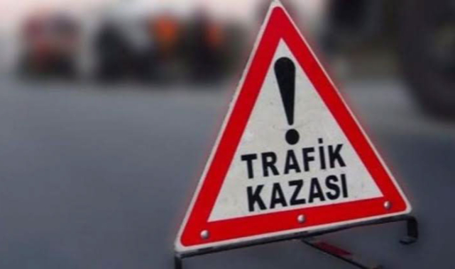 Kaza yapan yabancı plakalı araçta 4 kişi yaralandı