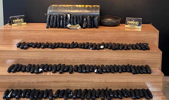 LPG tankına saklanmış uyuşturucu ele geçirildi