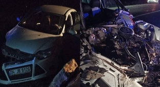 Şanlıurfa'da feci kaza! Kafa kafaya çarpıştılar