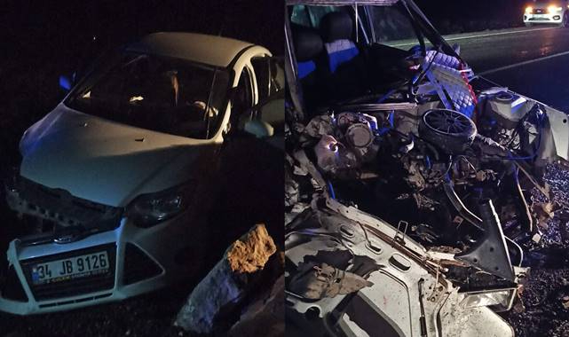 Şanlıurfa'da feci kaza! Kafa kafaya çarpıştılar