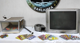 Şanlıurfa’da isimsiz işyeri kumarhane çıktı