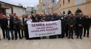 Şanlıurfa’da Semra Güzel protestosu