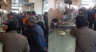 Siverek PTT şubesinde sıra çilesi