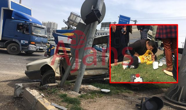 Siverek'te feci kaza! 4 yaralı