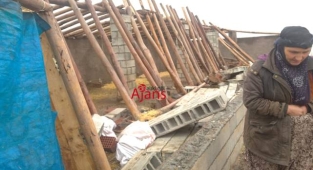 Urfa'da feci olay! Çöken ahırda koyunlar telef oldu