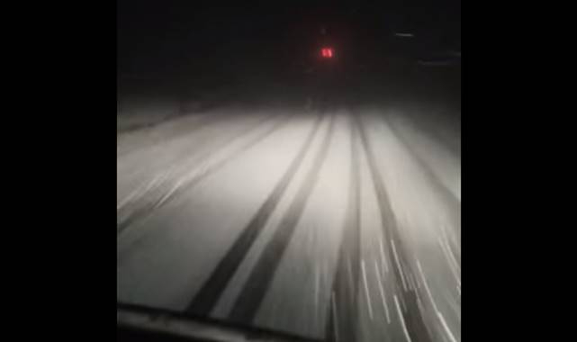 Urfa'da kar yağışı başladı: Bu yolu kullananlar dikkat!