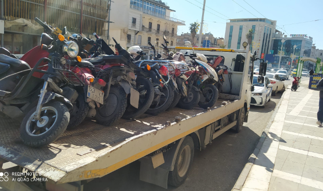 Urfa'da trafik denetlemesi! Trafikten men edildiler