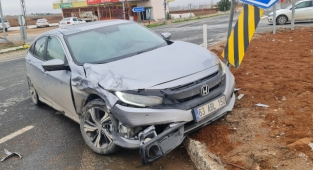 Urfa'da trafik kazası! 1 yaralı