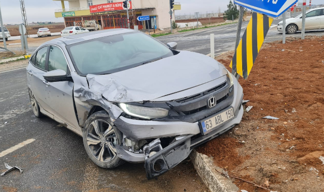 Urfa'da trafik kazası! 1 yaralı
