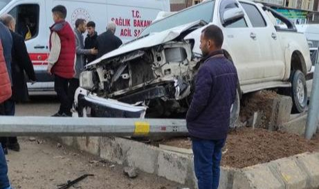 Yola çıkan inek kazaya neden oldu