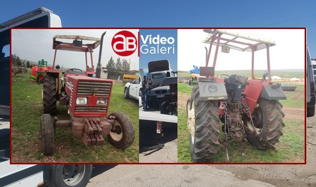 26 yıl önce Afyon'dan çalınan traktör Urfa'da bulundu