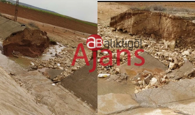 Akziyaret DSİ kanalları şimdiden çöktü