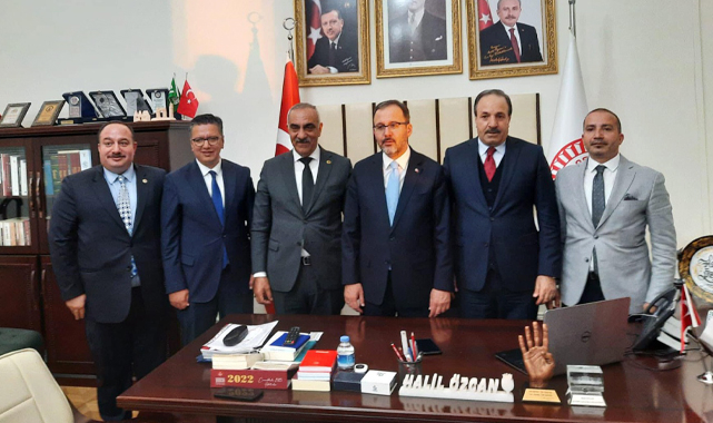 Ekinci, Bakan Kasapoğlu'ndan destek sözü aldı