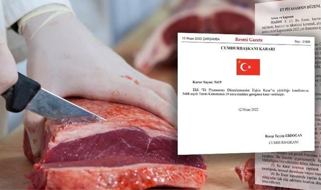 Et sektöründe tüketici ve üretici korunacak! İşte destek miktarı