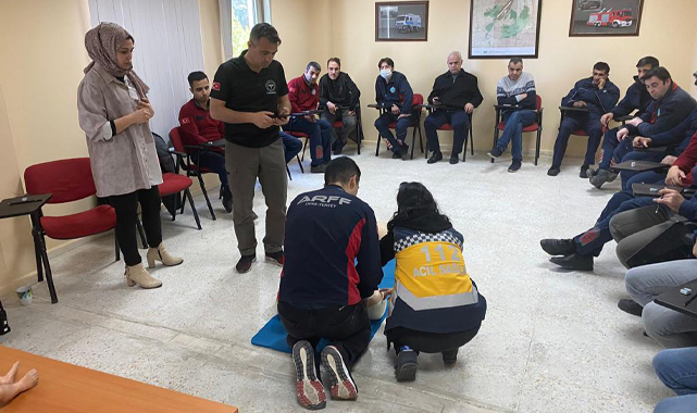 GAP Havalimanı personeline müdahale teknikleri anlatıldı