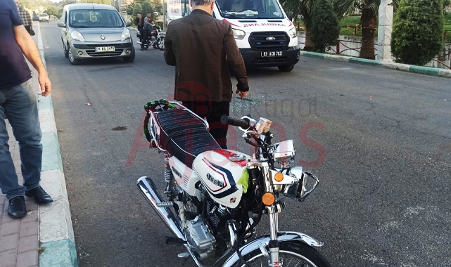 Haliliye’de kaza: Motosiklet sürücüsü hastanelik oldu
