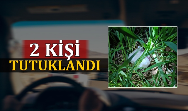 Şanlıurfa’da araçtan atılan poşetten uyuşturucu çıktı