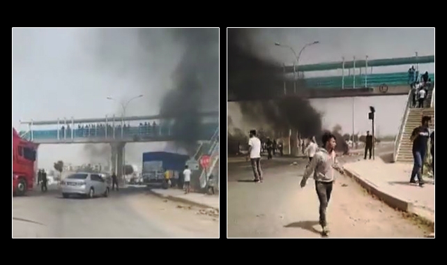 Şanlıurfa'da çöp kokusu yol kapattırdı