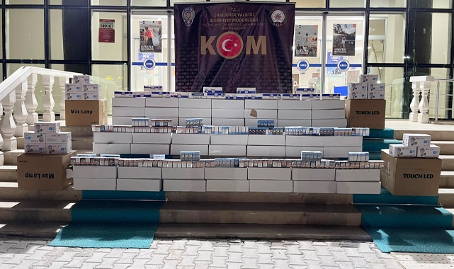 Şanlıurfa’da kaçakçılık operasyonu: Çok sayıda gözaltı