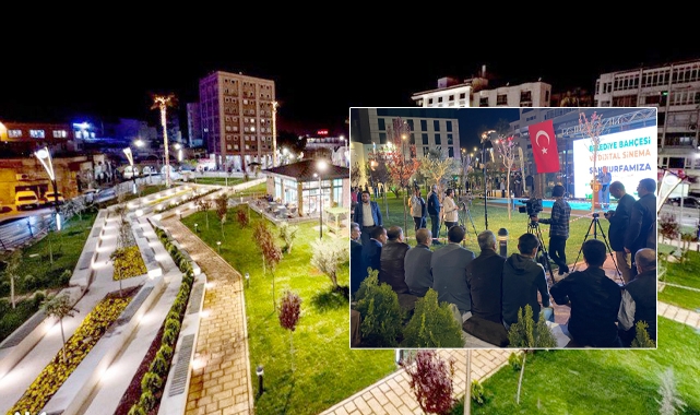 Şanlıurfa'da yıkılan belediye binasının yeri törenle açıldı