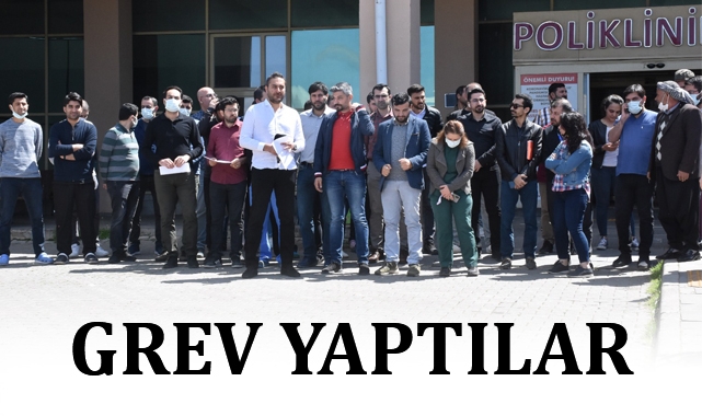 Siverek’te doktora şiddet protesto edildi