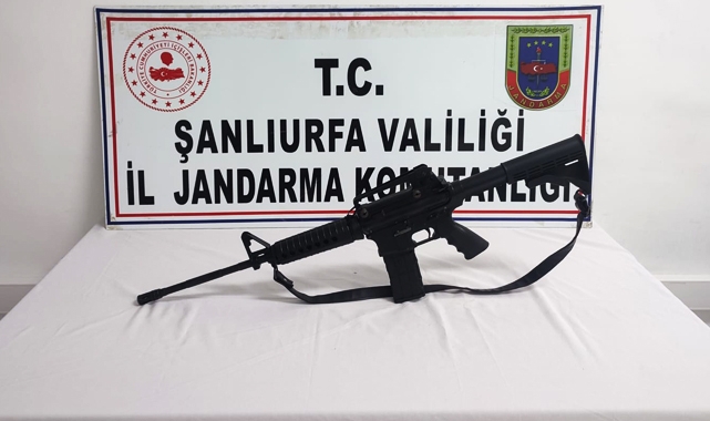 Suruç'ta M16 ele geçirildi