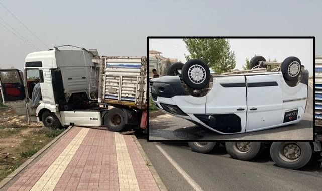 Urfa'da tır özel güvenlik personelini taşıyan aracı biçti! Yaralılar var