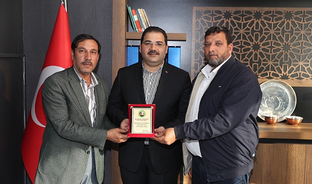 Dernek Başkanından Başkan Canpolat'a teşekkür ziyareti