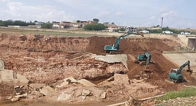 DSİ Mardin ana sulama kanalında büyük hasar