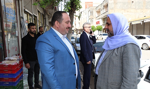 Ekinci’den esnaf ziyareti