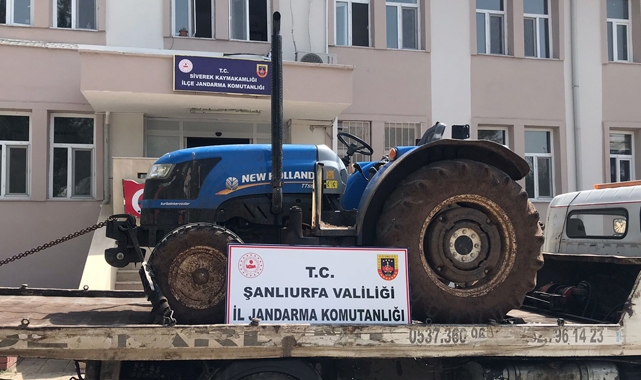 Gaziantep’te çalınan traktör Şanlıurfa’daki bir tarlada bulundu