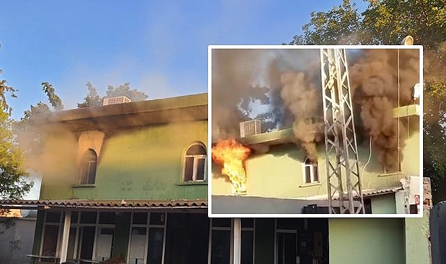 Şanlıurfa'da cami yangını