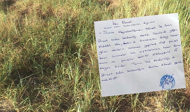 Suruç ve Bozova Ziraat Odalarından çiftçiye çağrı