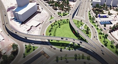 Urfa Büyükşehirden sürücülere Abide Kavşağı uyarısı