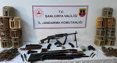 Urfa'da baskın yapılan evde cephanelik çıktı
