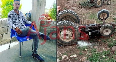 Urfa'da traktör altında kalan genç can verdi