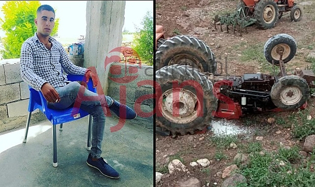 Urfa'da traktör altında kalan genç can verdi