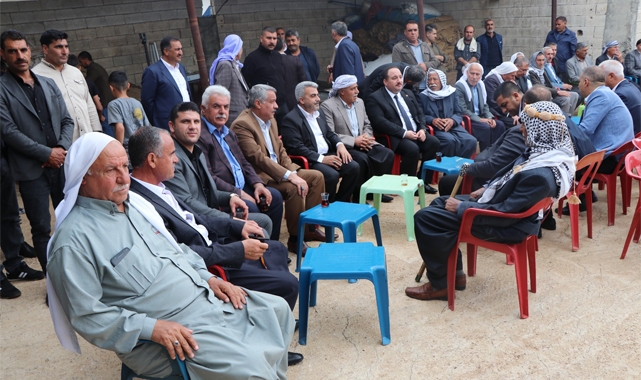 Viranşehir’de husumetli aileler bayram günü barıştı