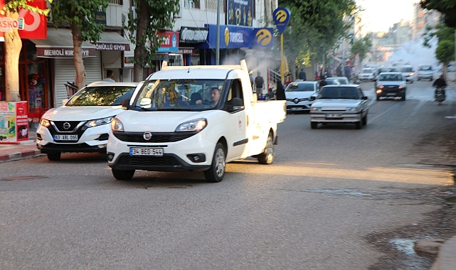 Viranşehir’de ilaçlama çalışmaları sürüyor