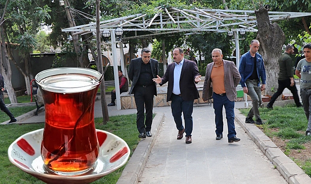 Viranşehir’deki parklarda çay ikram edilecek