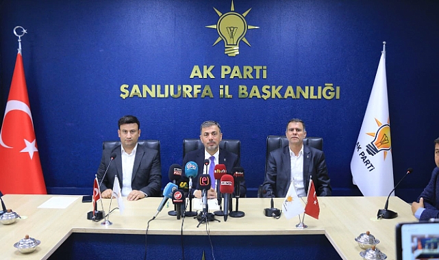 Başkan Kırıkçı Urfa'ya yapılacak projeleri açıkladı